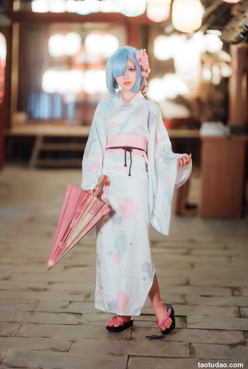 晕崽 - NO.11 和服蕾姆 [46P-629MB]