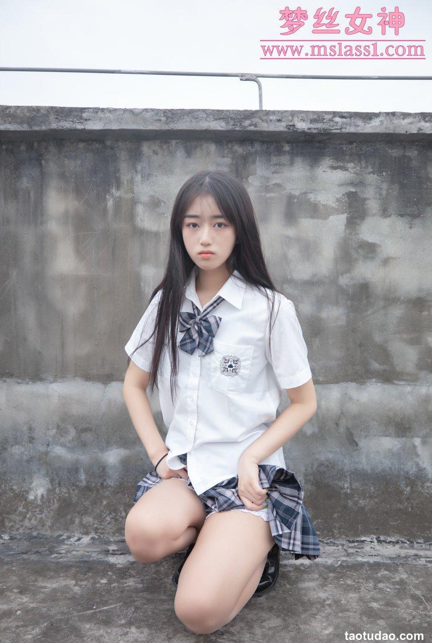[MSLASS]梦丝女神 2021.06.21 王娇娇 天台JK少女 [64P-408MB]