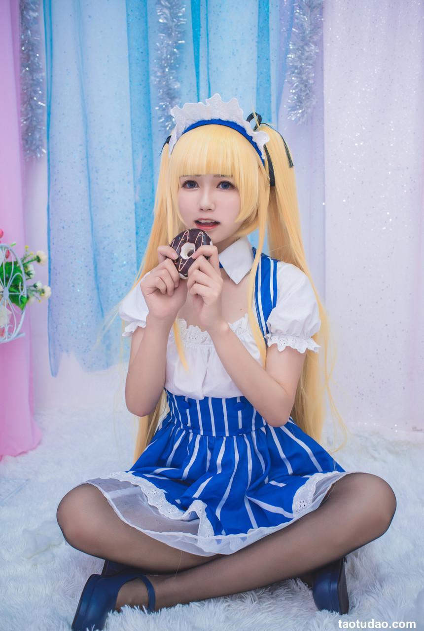 白金Saki写真 – 女仆 [21P]