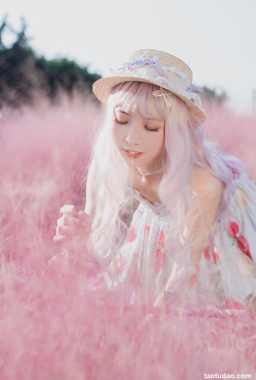 西瓜少女 NO.002 – 粉草户外[20P+199M]