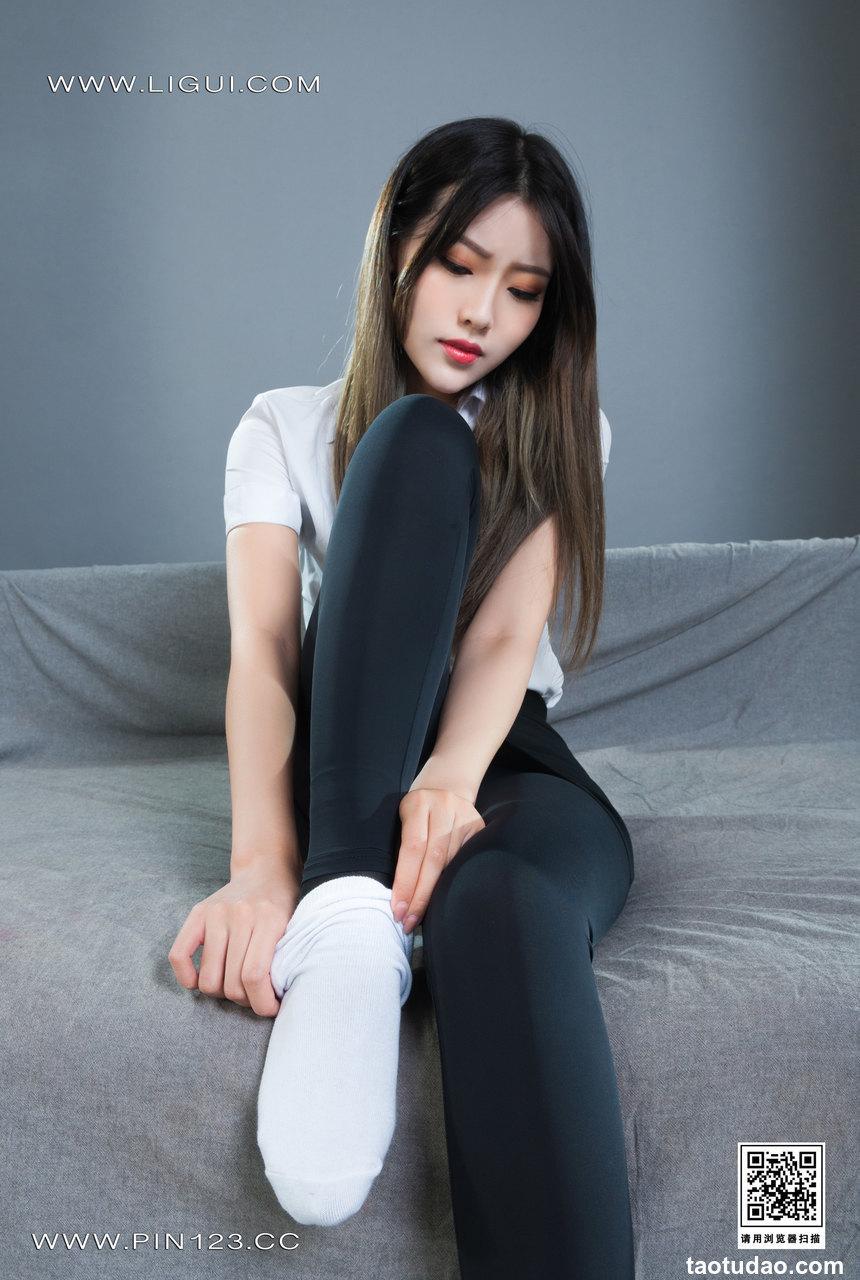 [Ligui丽柜] 2022.10.10 《私人定制-受伤的欲足》钟晴 [57+1P-68M]