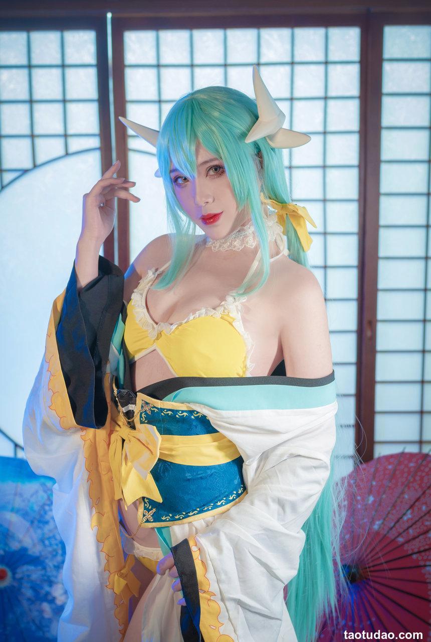 次元少女羊大真人 - 清姬泳装 [18P-179MB]