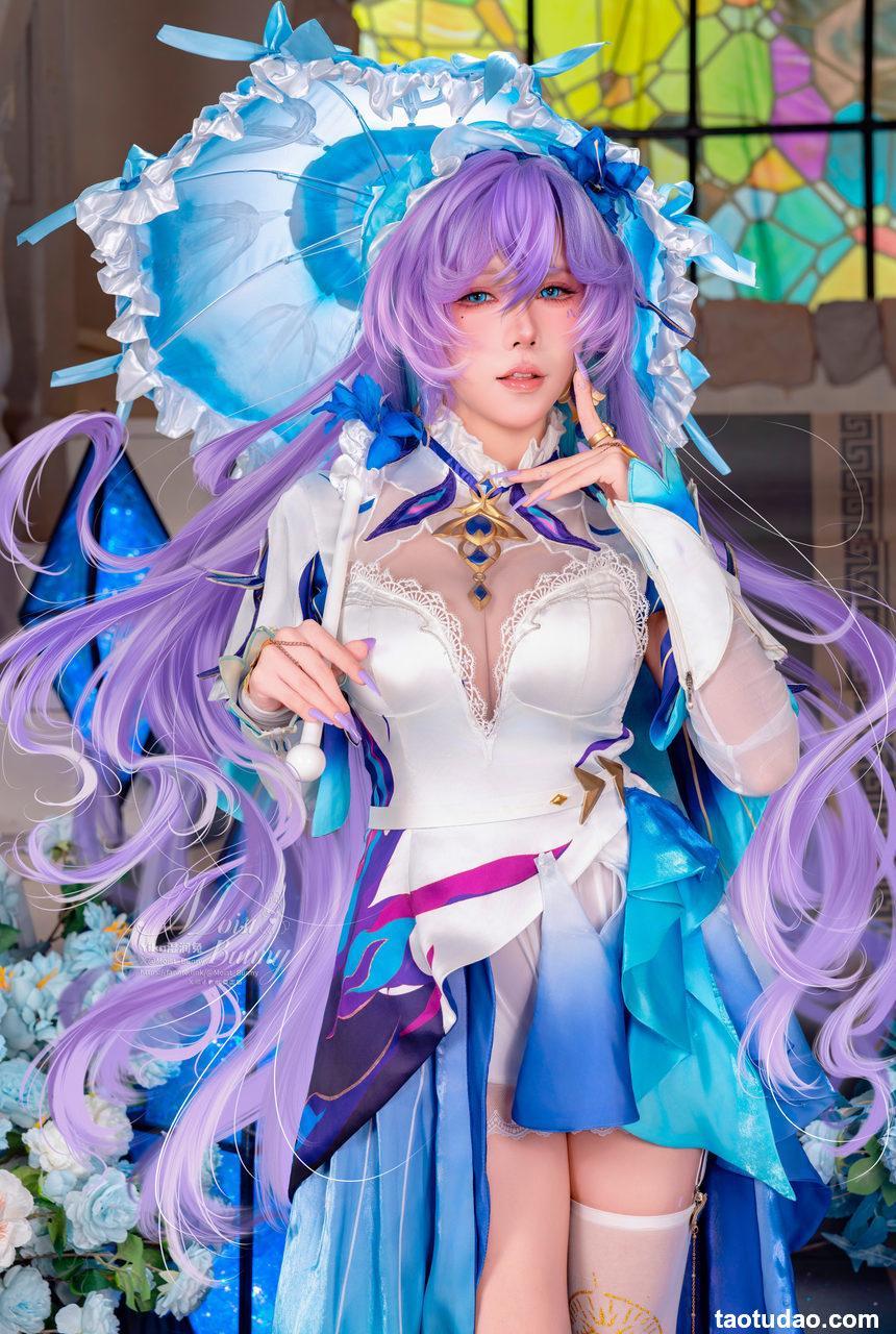 咬一口兔娘(Yiko湿润兔) – 鸣潮 坎特蕾拉 [114P+3V-2.48GB]