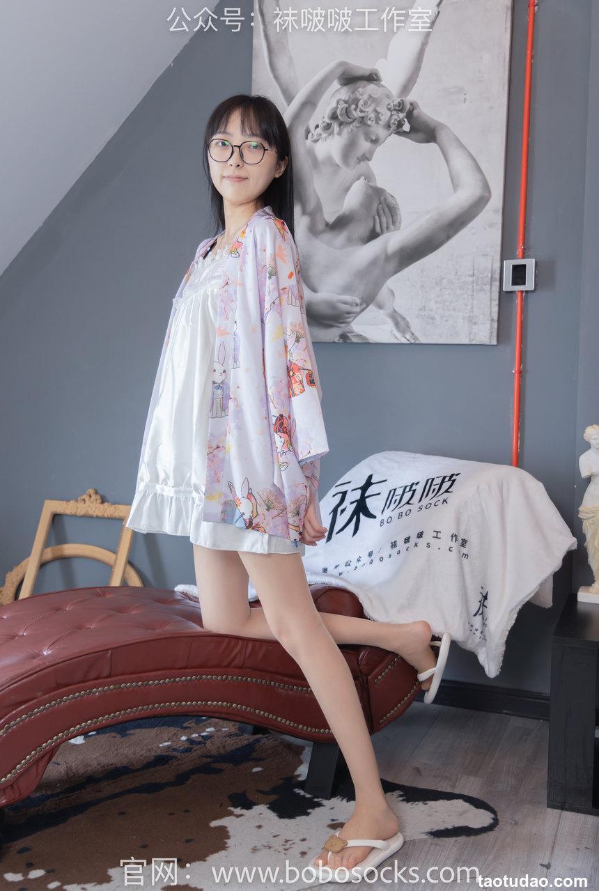 [BoBoSocks袜啵啵]NO.112 稚予-人字拖、肉丝[144P+1V／5.89GB]