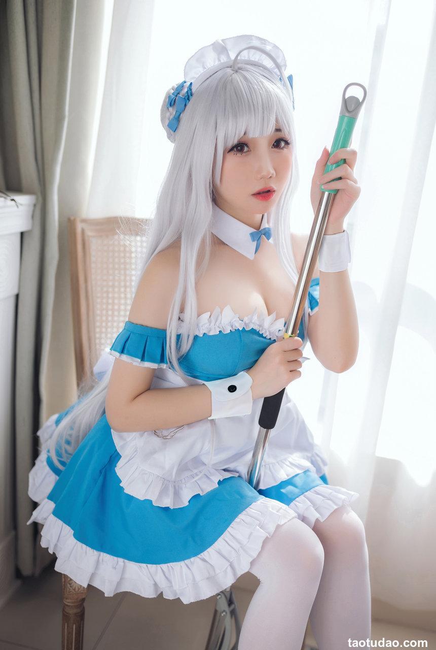 焖焖碳 NO.005 – 小天鹅女仆 [30P-125M]