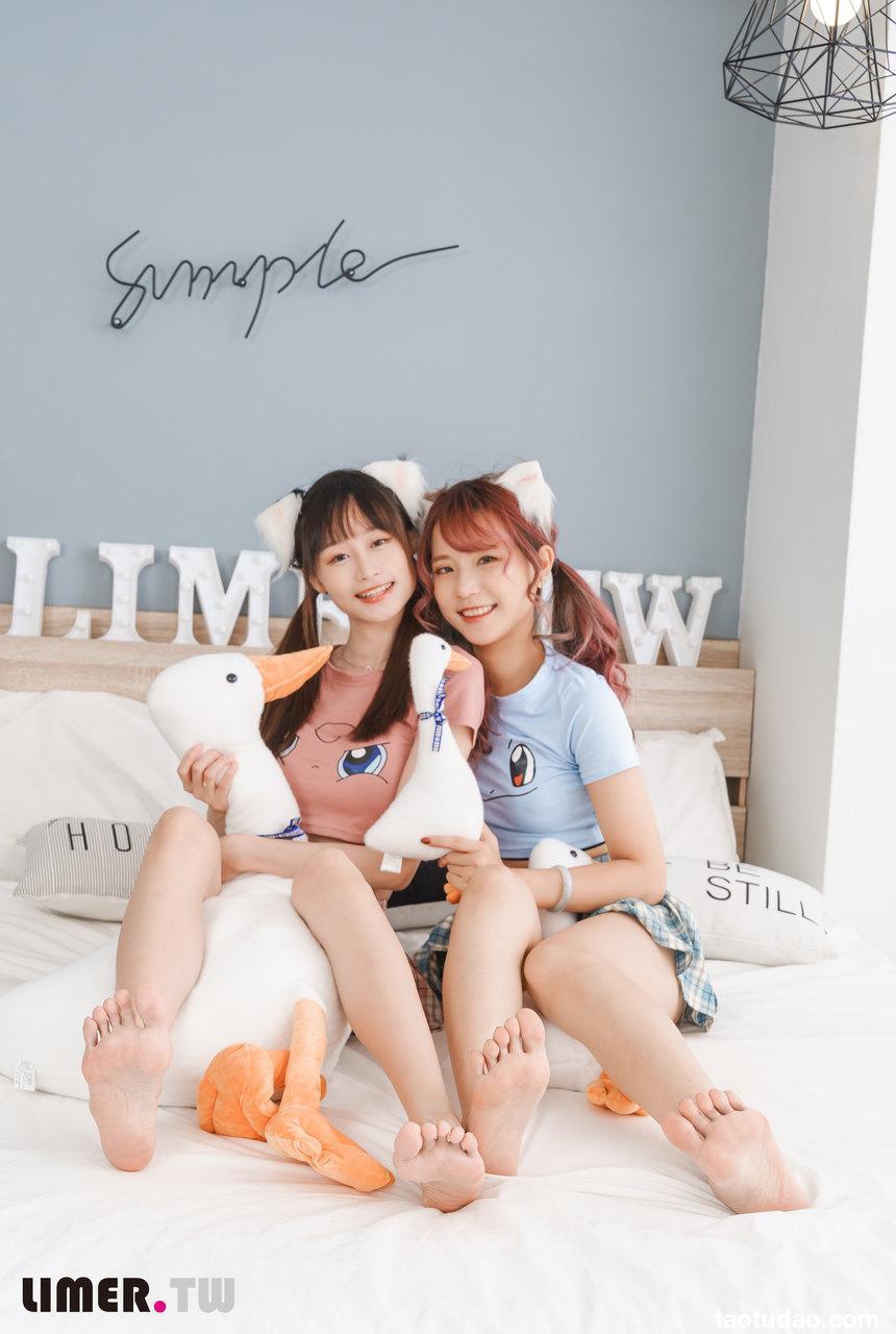 Limerence原创 NO.015 乐朵+小艾-裸足[158P+1V／3.18GB]