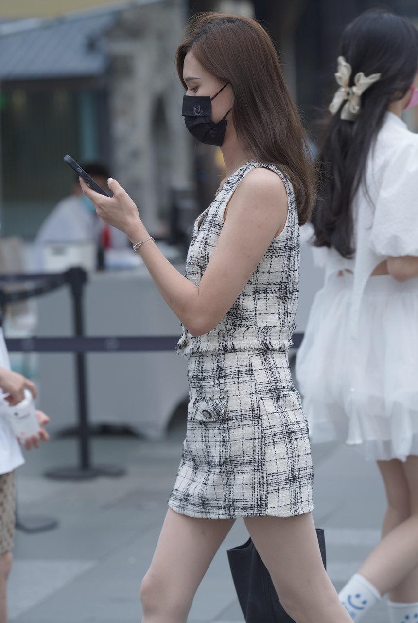 都市丽人港味格子套装小姐姐【168P-1.91G】