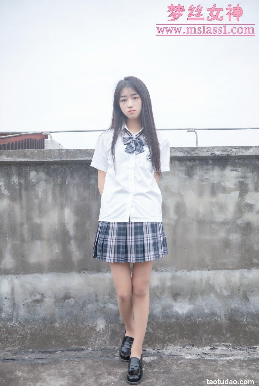 [MSLASS]梦丝女神 2021.06.21 王娇娇 天台JK少女 [64P-408MB]