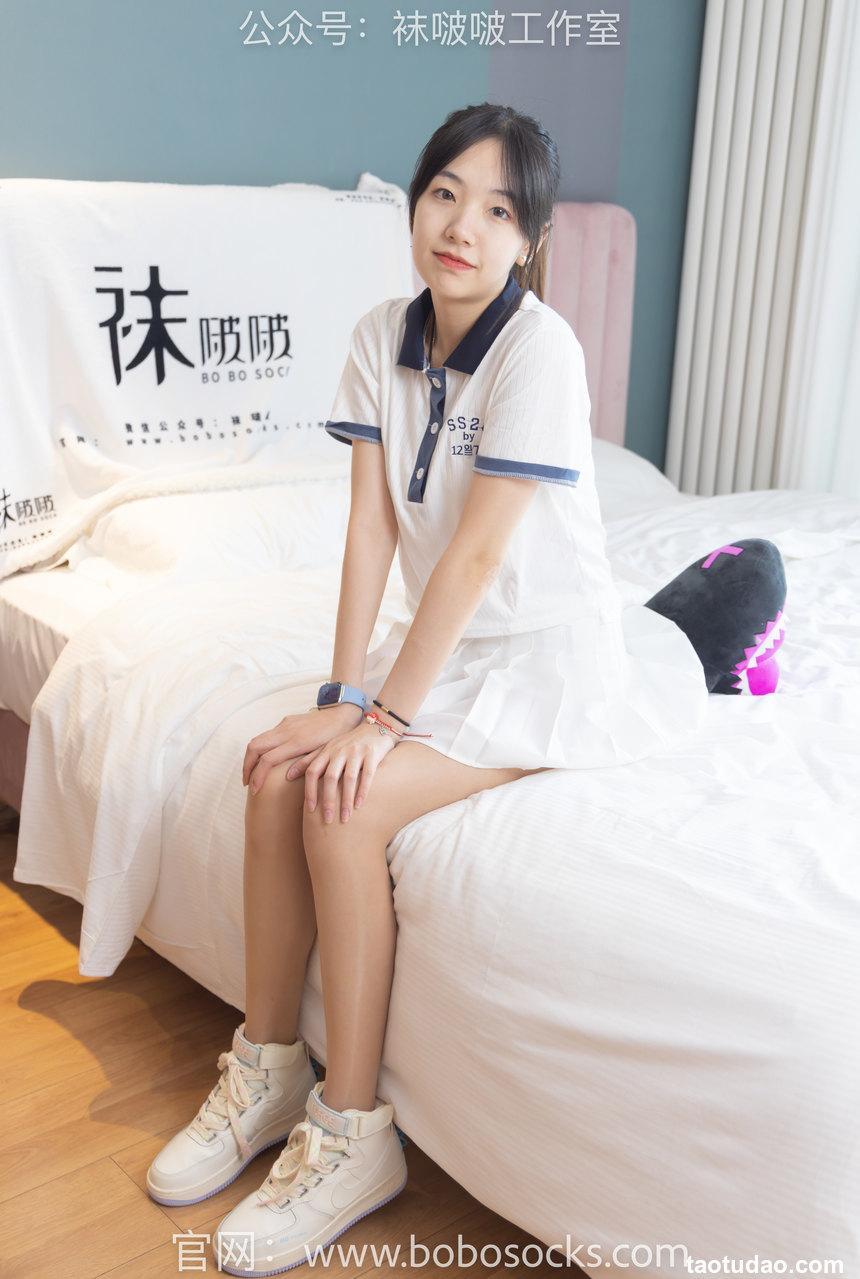 [BoBoSocks袜啵啵]NO.096 小甜豆-板鞋、白棉袜、油亮肉丝[145P+1V／5.30GB]