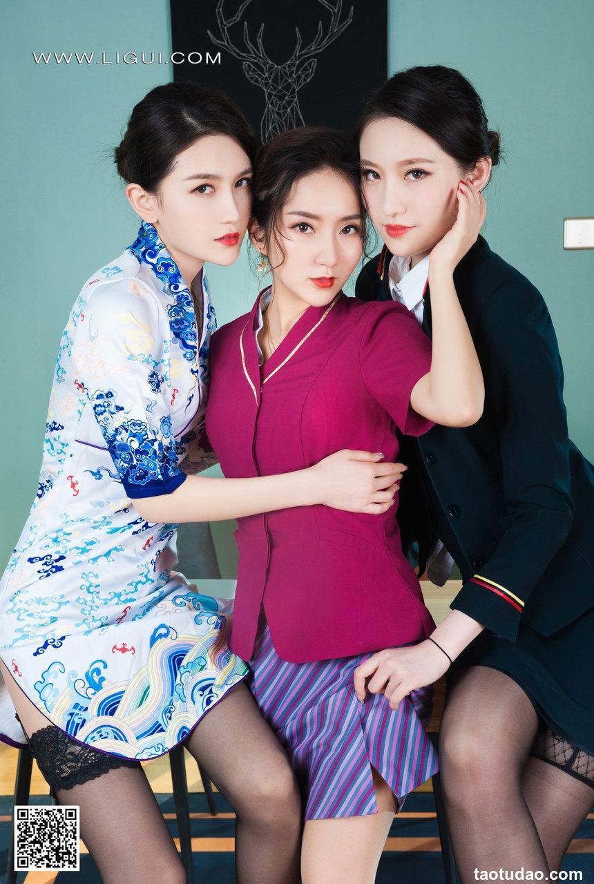 [Ligui丽柜] 2022.05.02 《三生三丝》阳阳&安娜&汐汐 [80+1P-107M]