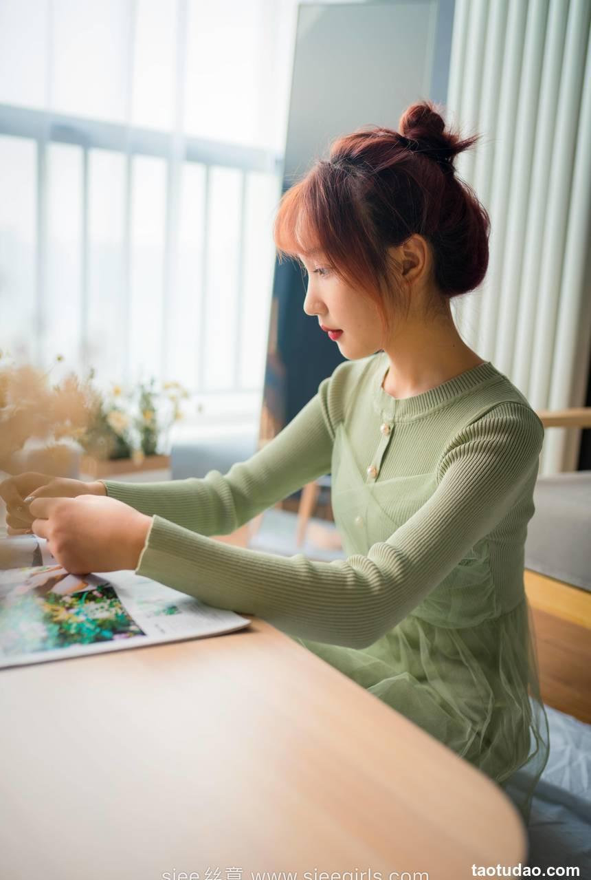 [SIEE丝意]NO.473 绿色莲衣裙 厚肉丝[70P／185MB]