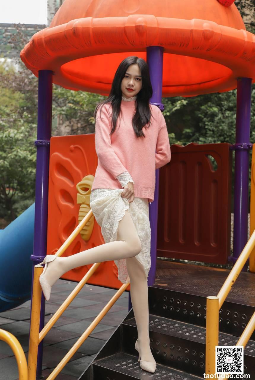 [SiHua思话]SJ059 橙子 温柔浅口中跟高跟鞋[54P／74.4MB]