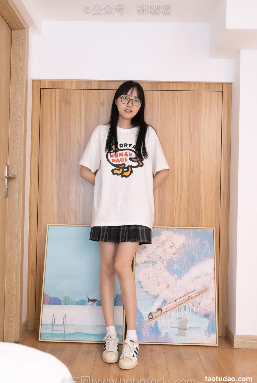 [BoBoSocks袜啵啵]NO.073 稚予-贝壳头、白棉袜、裸足[145P+1V／6.83GB]