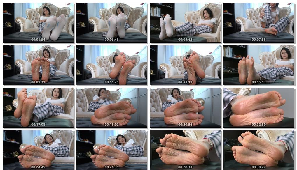 [A&F]丝足视频 022-源源展示她性感的大脚丫 [1V-3.46G]
