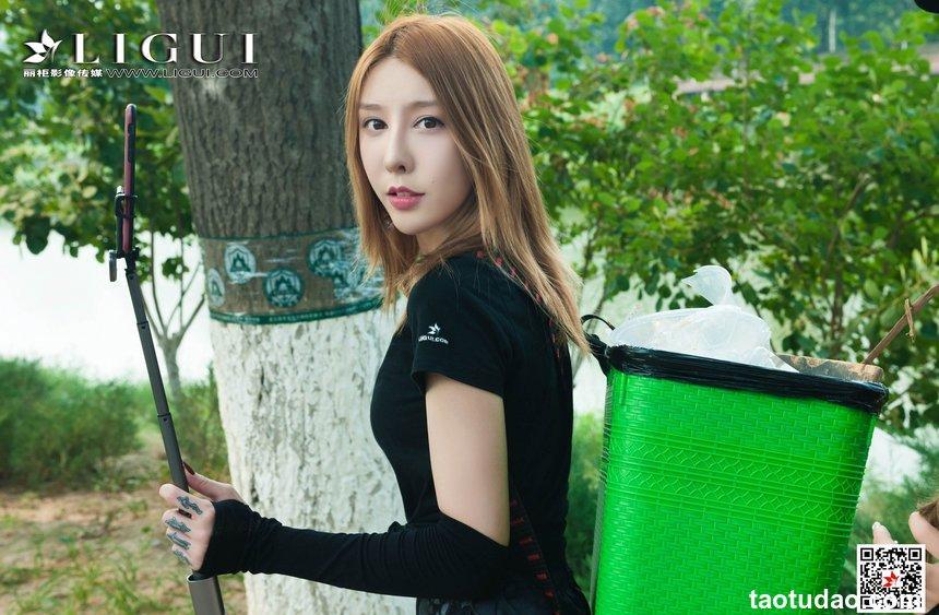 [Ligui丽柜]2019.07.24  网络丽人Model 环保天使  [70+1P]