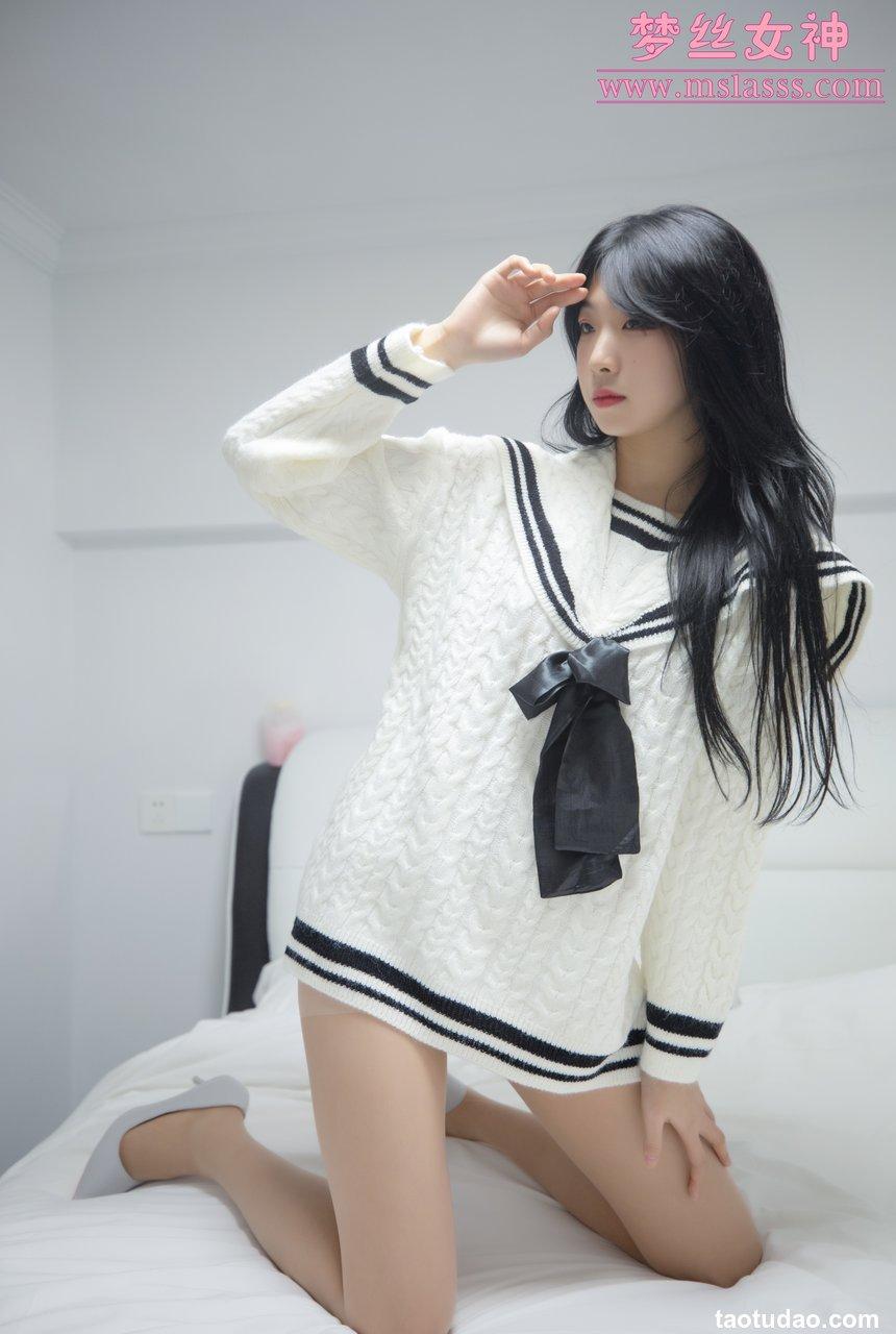 [MSLASS梦丝女神] 2021.11.17 《韩飞儿 白衣大长腿》 [30+1P-157M]