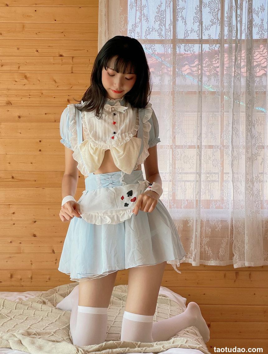 西瓜少女 NO.022  蓝白女仆  [26P-179MB]