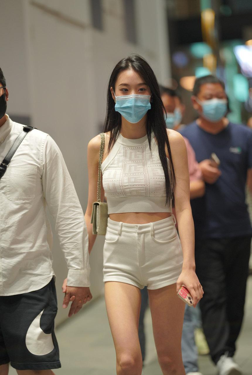 都市丽人立体镂空针织背心吊带气质美女 [211-2.53G]