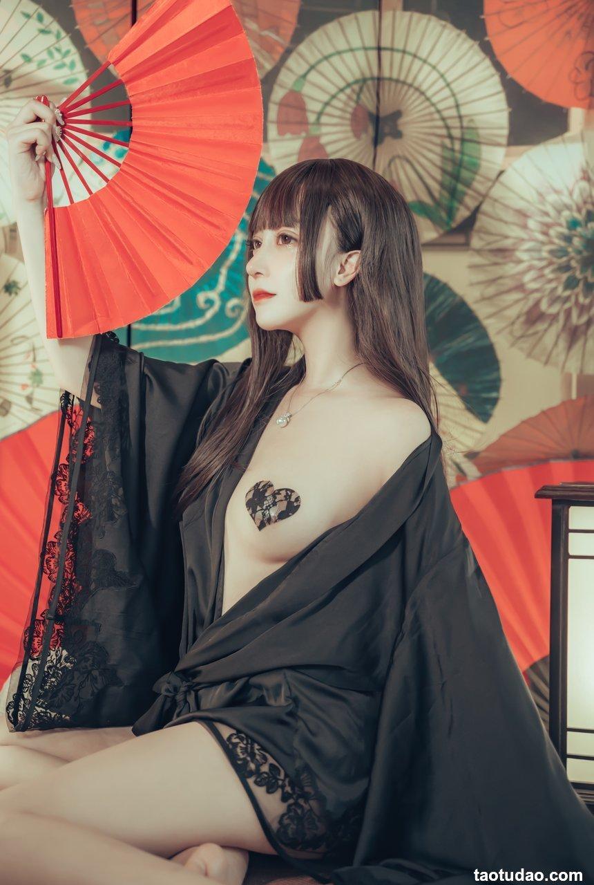 过期米线线喵 – 和风泳衣