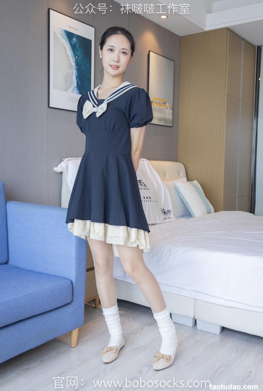 [BoBoSocks袜啵啵]NO.107 小安-平底鞋、白棉袜、肉丝[140P+1V／5.26GB]