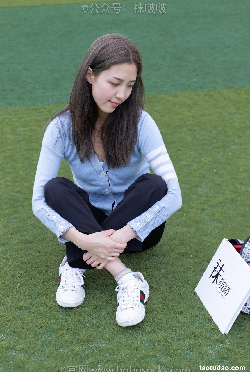 [BoBoSocks袜啵啵]NO.021 泡芙-板鞋、白棉袜、裸足[131P+1V／3.12GB]