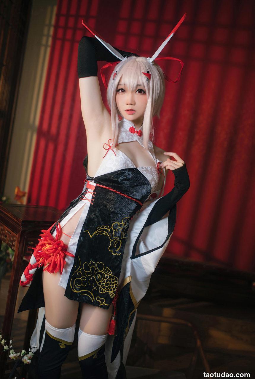 焖焖碳 – 碧蓝航线 绫波旗袍[25P-375.9M]