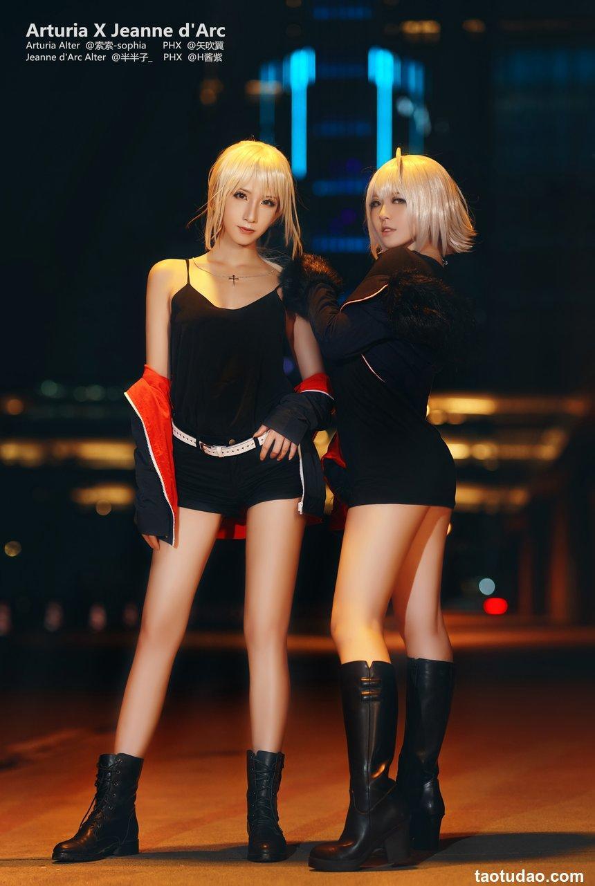 半半子 NO.020 &索索sophia - Full set Upscaled[9P／76.4MB]