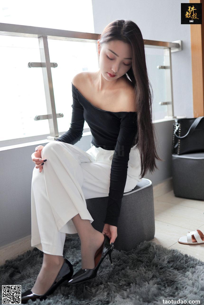 丝慕写真 特写集04 诗晴 - 天鹅绒裤里丝 [75P]