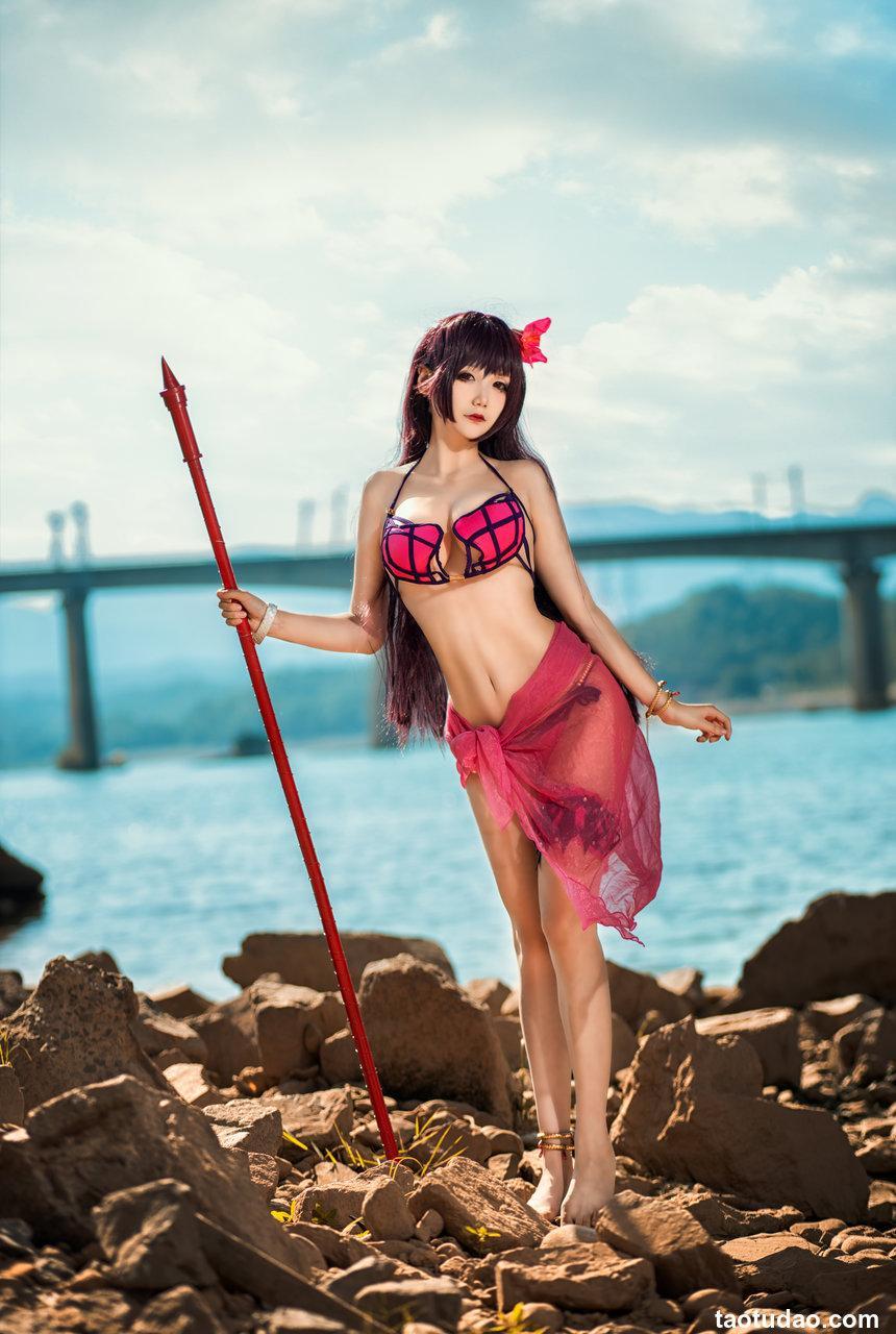 COS妹子仙九Airi NO.003 - 斯卡哈水着[15P／152MB]