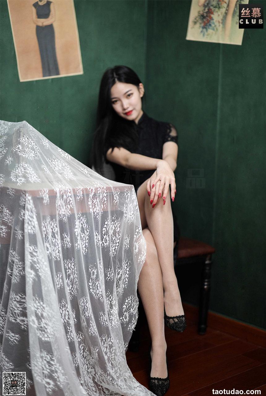 丝慕写真 SM113 文欣的蕾丝旗袍