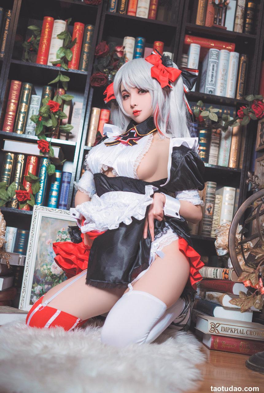 rioko凉凉子 - 欧根亲王女仆[20P／280MB]