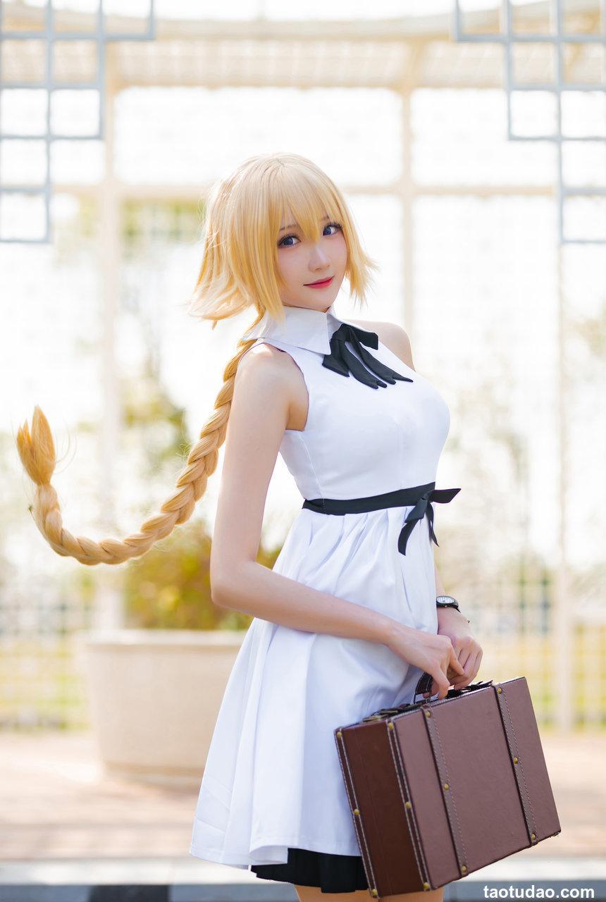 瓜希酱 NO.021 贞德三周年白裙德 [20P-80MB]