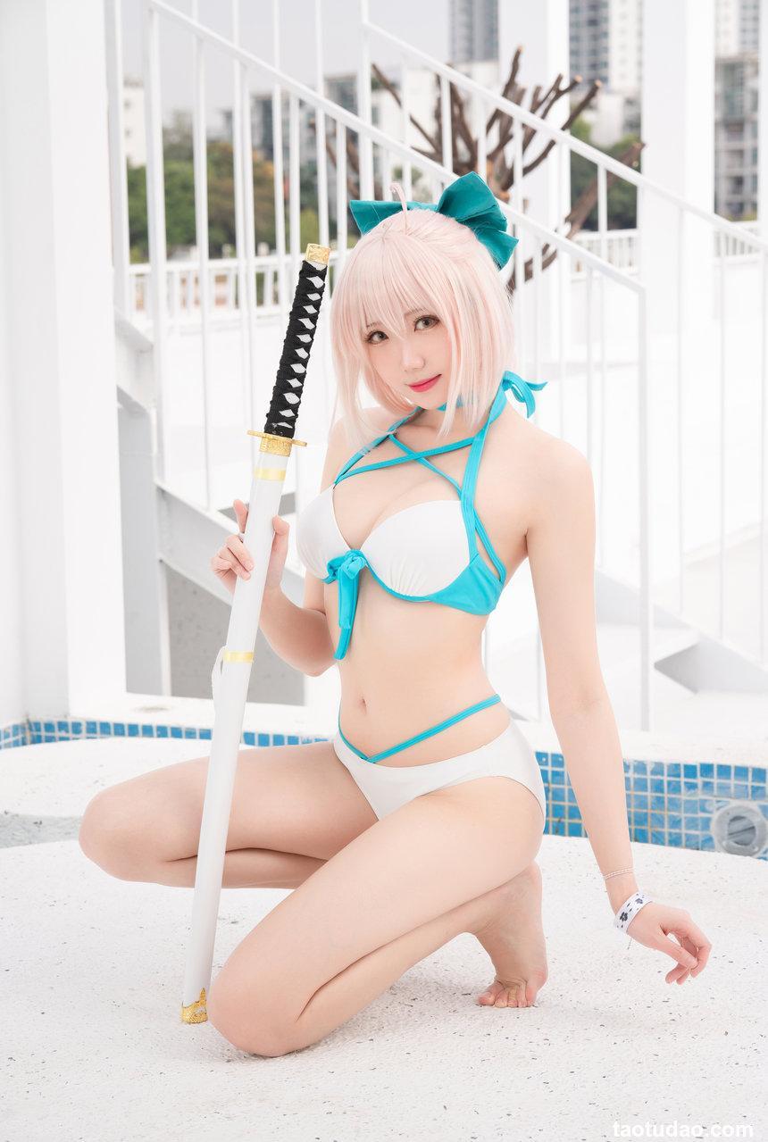 瓜希酱 NO.022 总司水着满破 [26P-115MB]