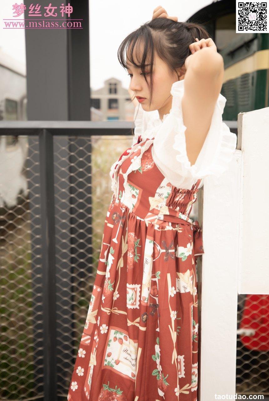 [MSLASS梦丝女神] 2019.10.27 玥玥《白色洛丽塔》[71P-459MB]