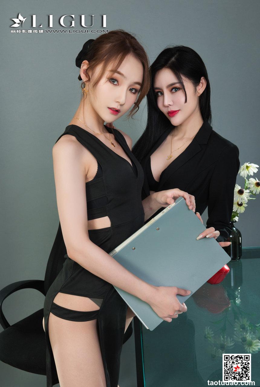 [Ligui丽柜] 2021.08.06 《双生花-职场情丝》凉儿&心心 [86+1P-92M]