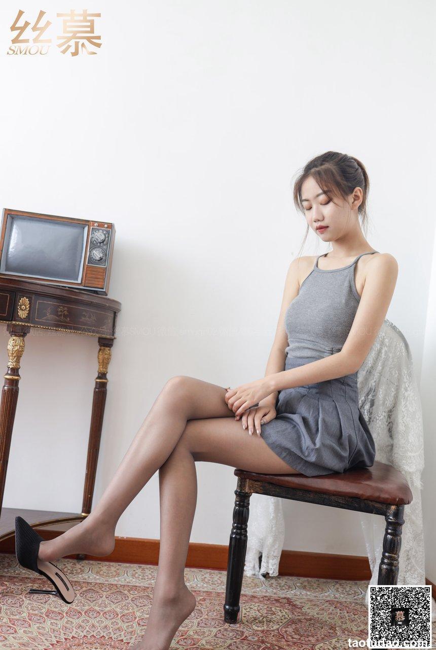 丝慕写真 特写集 TX055 米朵《玩爆灰丝》图套+视频