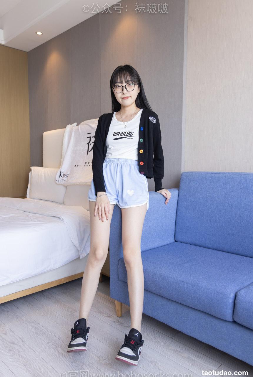 [BoBoSocks袜啵啵]NO.081 稚予- AJ、浅黄色短棉袜、浅蓝色短棉袜、裸足（花絮版）[145P+1V／5.94GB]