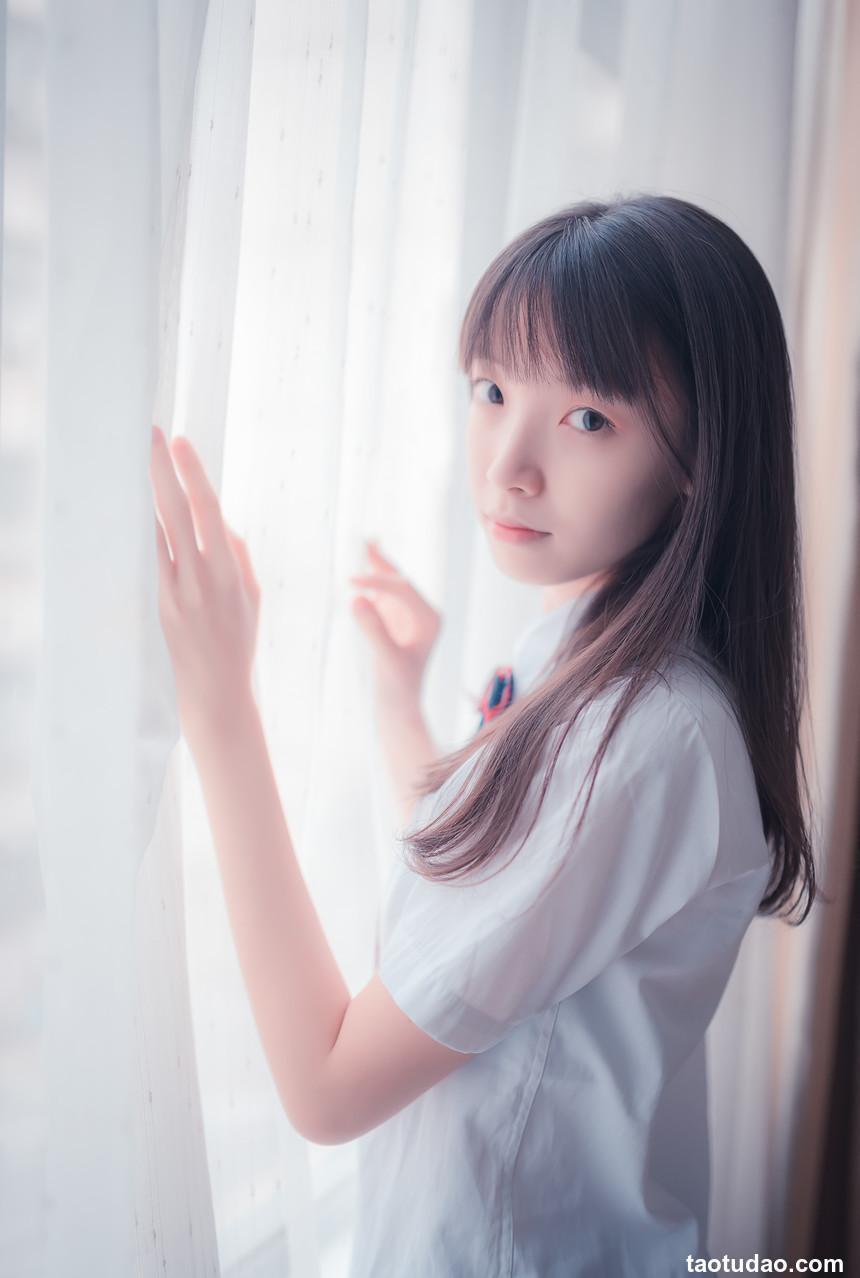 风之领域写真 NO.004 邻家白丝清新女孩 [50P]