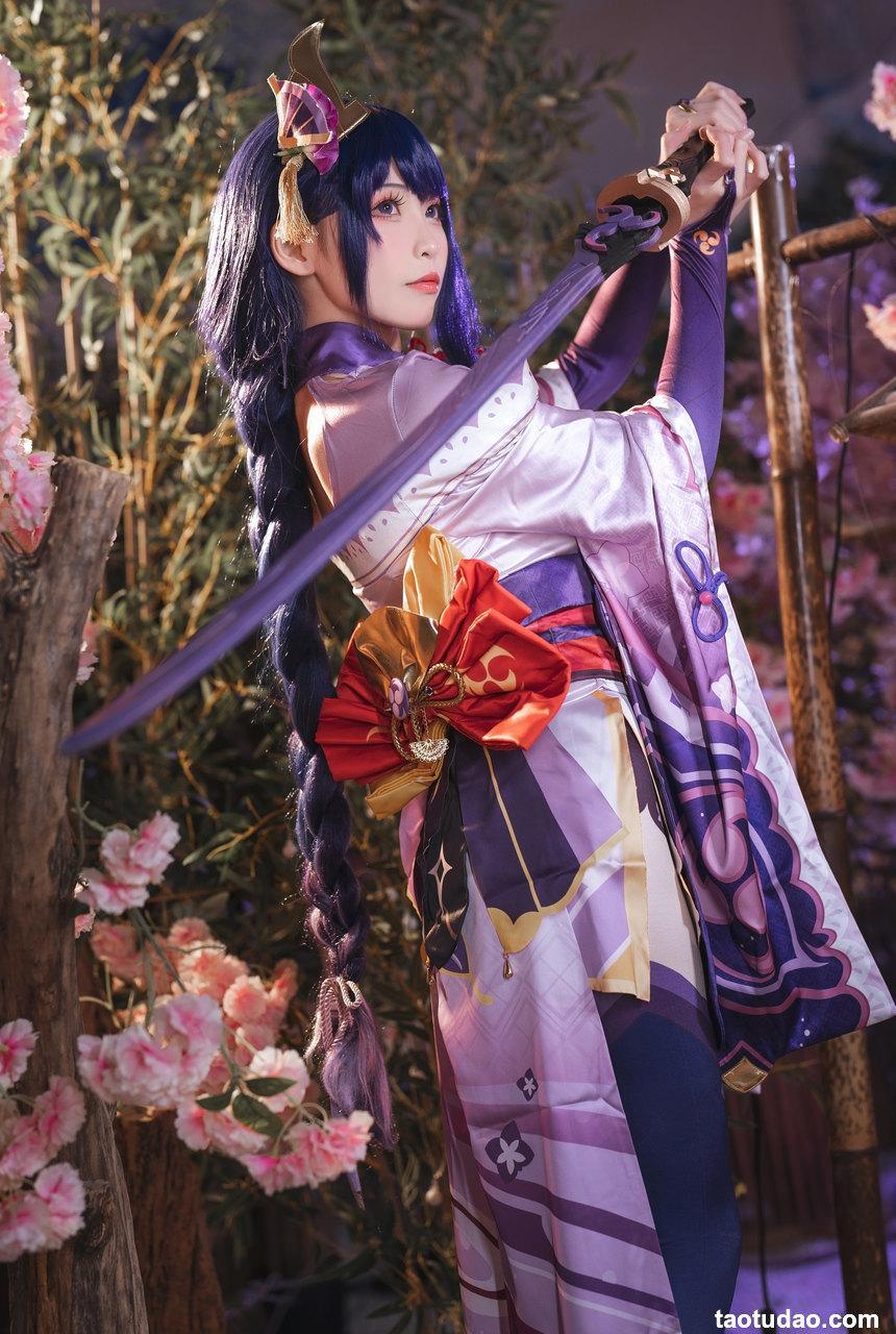 樱岛嗷 - NO.03 雷电将军 [25P-400MB]