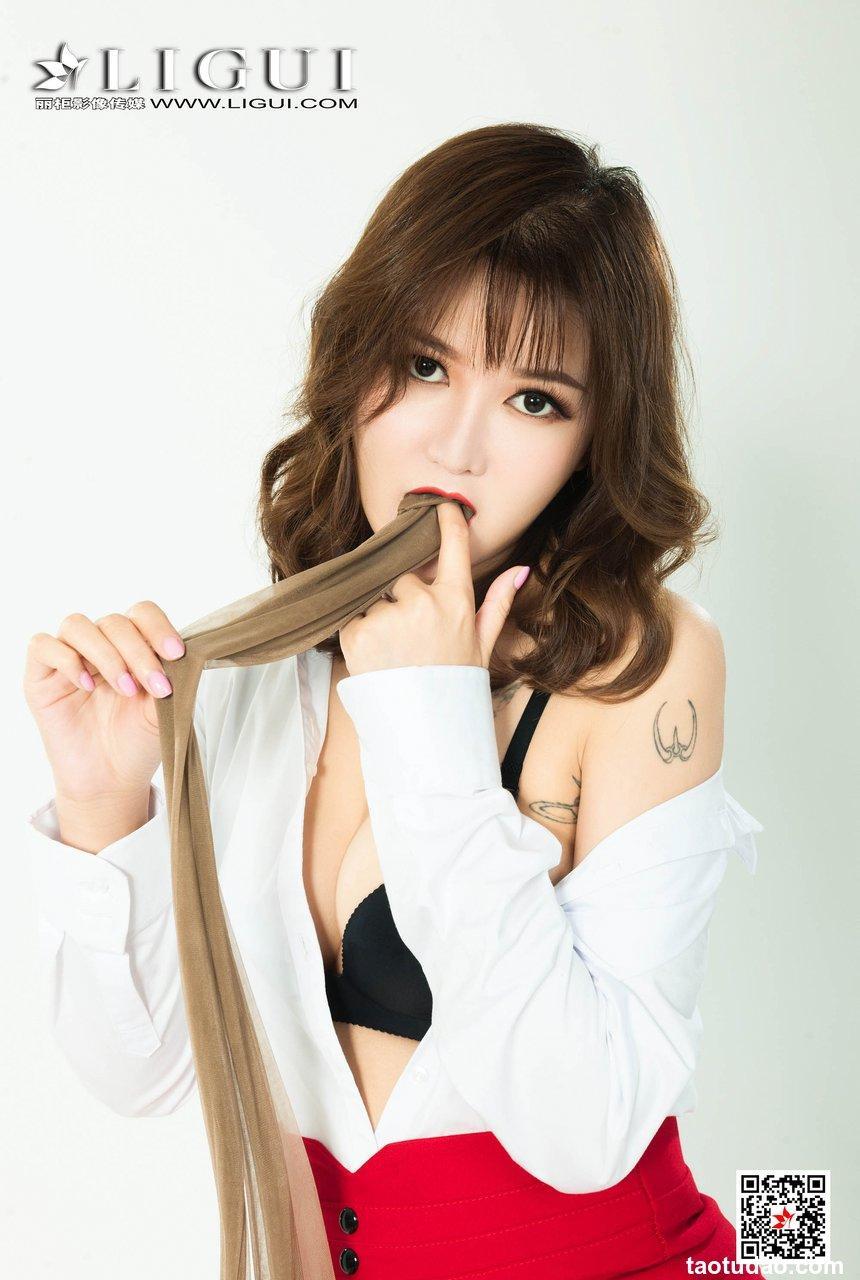 [Ligui丽柜]2020.10.07《袜底风光》文芮[50+1P103M]