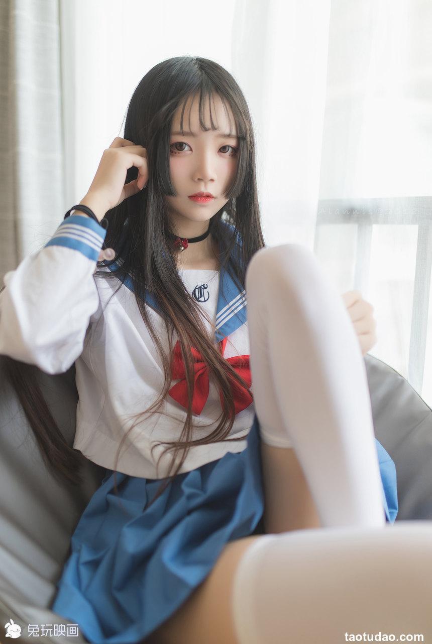 兔玩映画 五更百鬼 白丝JK [10P-26MB]