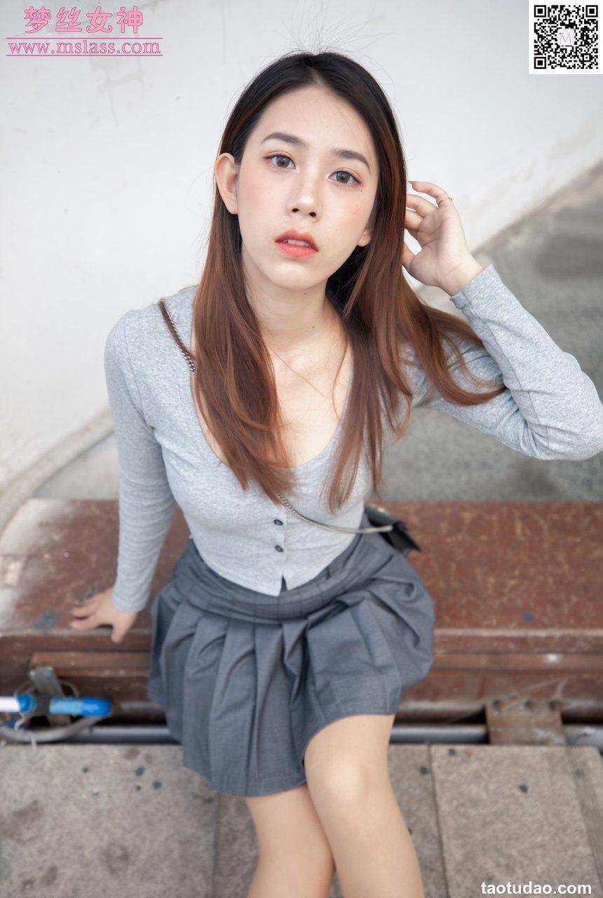 [MSLASS梦丝女神] 2019.10.14 夏素《妙龄少女》[70P-440MB]