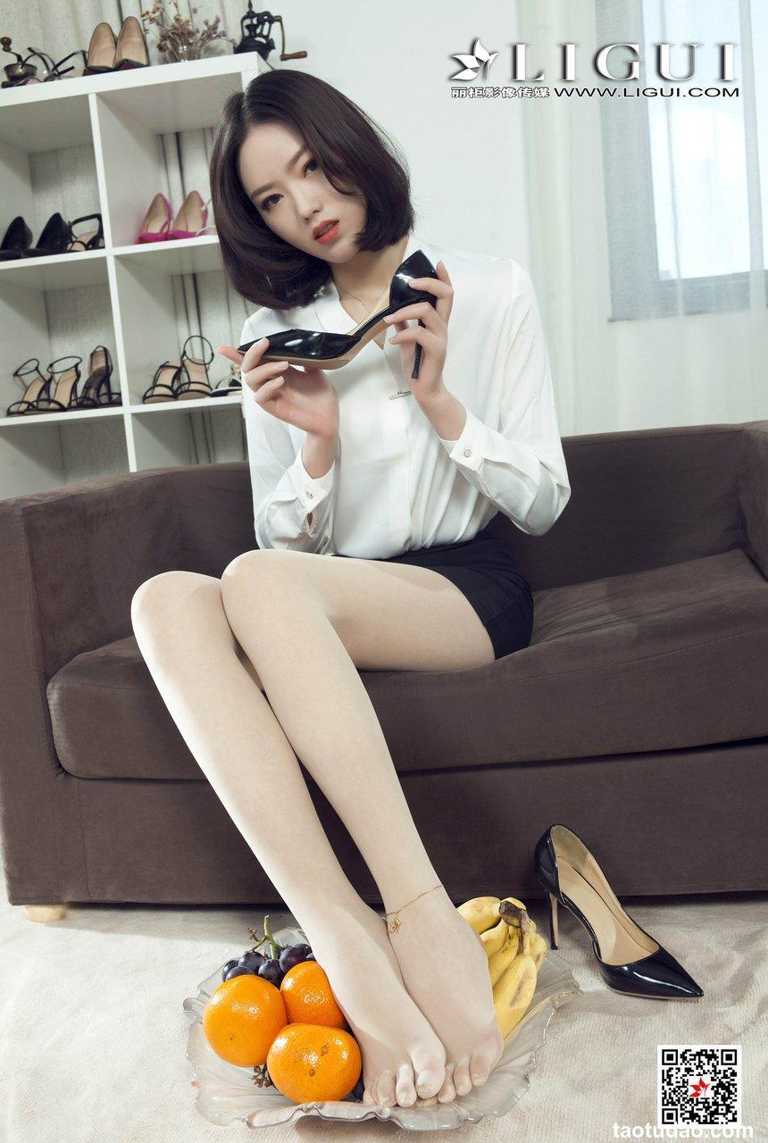 [Ligui丽柜]2020.04.08《精踩丝足》-敏儿[66+1P143M]