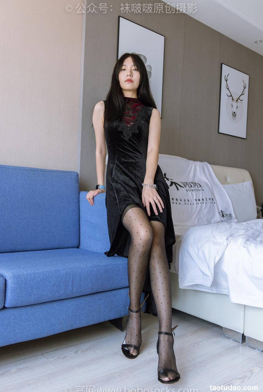 [BoBoSocks袜啵啵]NO.175 小甜豆-高跟鞋、黑丝 脚尖透明款[140P+1V／5.83GB]