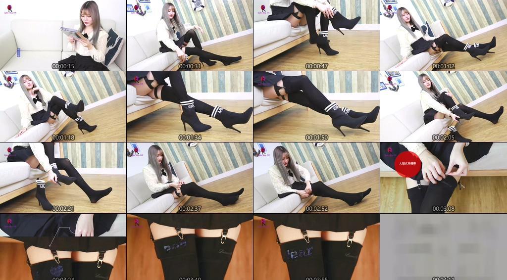 Tights Shop HK-033 涞觅赛搏朋克吊带丝袜 [1V-76M]