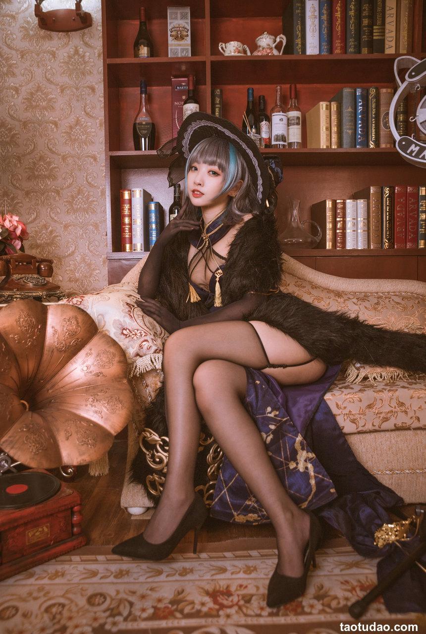 宮本桜 - NO.02 柴郡旗袍 音乐绚烂CaitSith [20P-409MB]