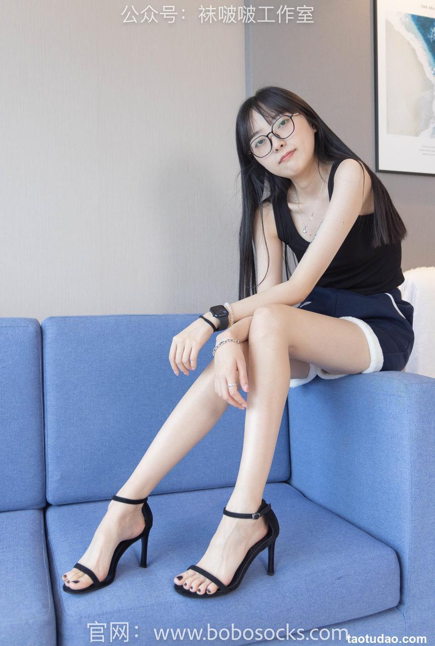 [BoBoSocks袜啵啵]NO.109 稚予-高跟鞋、裸足、裸足涂黑色指甲油剧情[140P+1V／3.67GB]