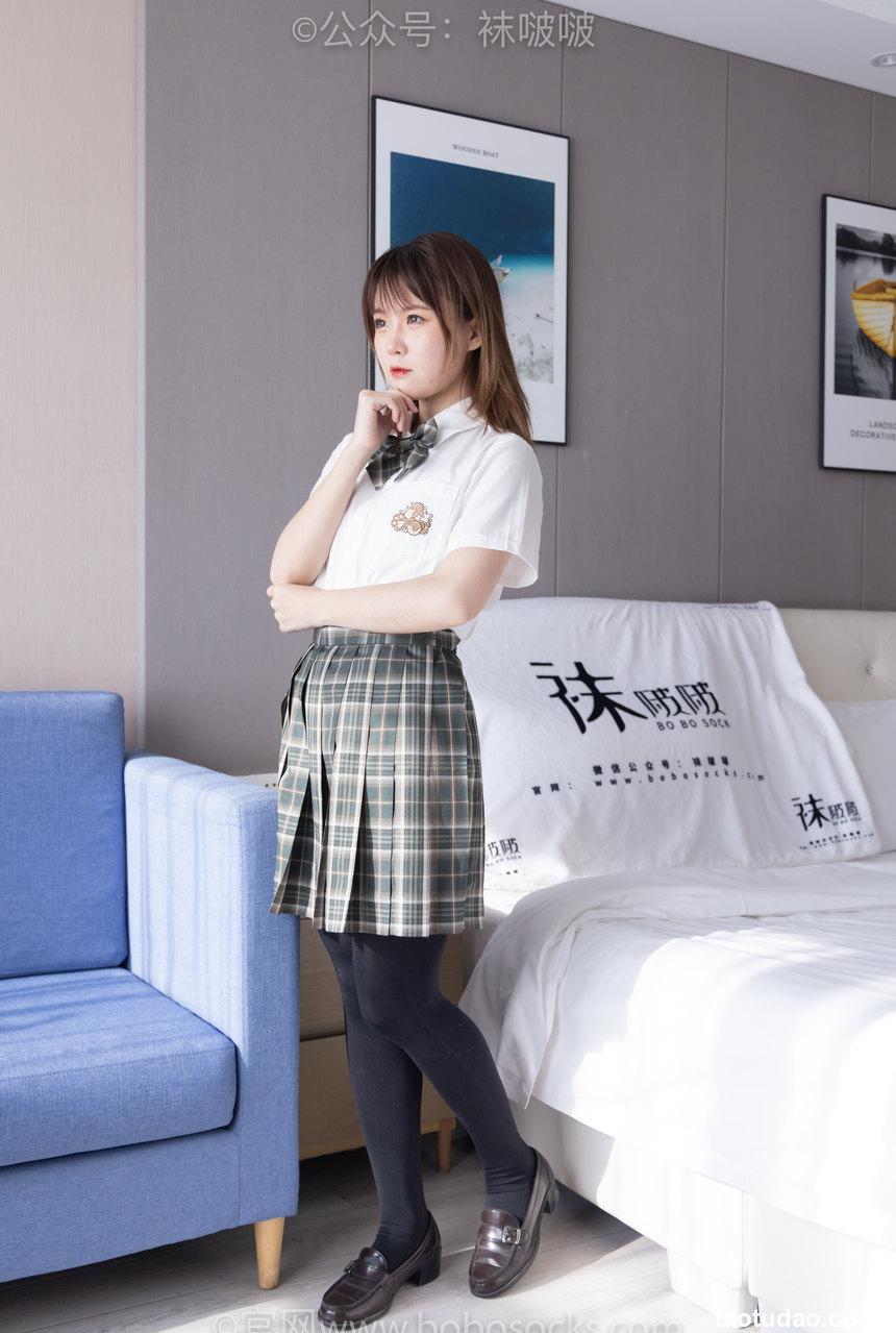 [BoBoSocks袜啵啵]NO.056 朵朵-JK制服、皮鞋、厚黑丝[135P+1V／6.43GB]