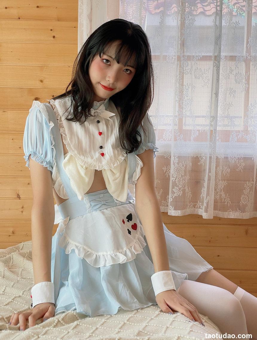 西瓜少女 NO.022  蓝白女仆  [26P-179MB]