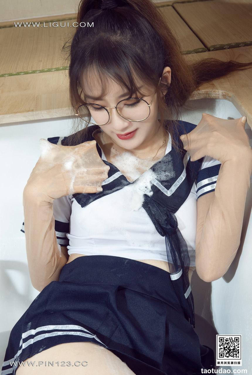 [Ligui丽柜] 2022.09.05 《香浴丝颜》汐汐 [75+1P-78M]